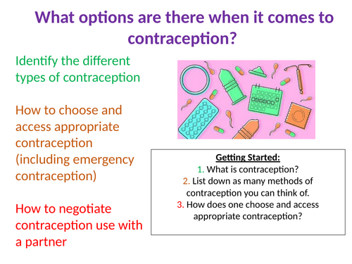 What options do women and girls have when they have an unintended pregnancy?