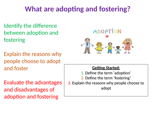 Why do people adopt or foster?