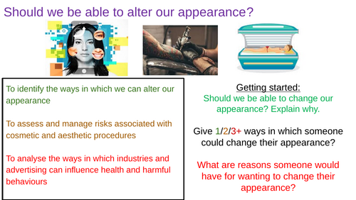 Should we be able to alter our appearance?