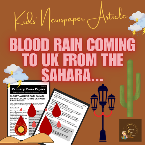 BLOOD RAIN VISITS THE UK THIS WEEK! SAHARA BRINGS COLOR TO THE UK SKIES!