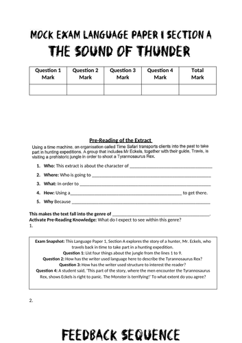 LP1 SA: The Sound of Thunder Feedback Sequence