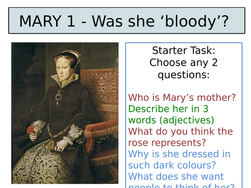 Mary I - Was she deserved of the Title Bloody Mary?