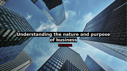 AQA BUSINESS PP UNIT 1