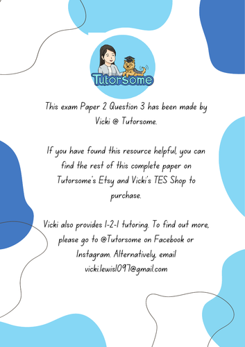 Paper 2 Question 3 Model Question and Answer