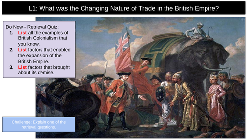 Britain Losing And Gaining An Empire Teaching Resources