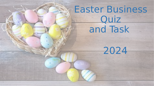 2025 Easter Business Quiz and Task