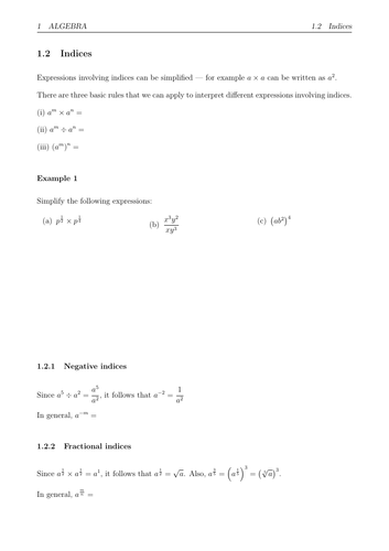 WJEC L2 Additional Mathematics — Algebra worksheets