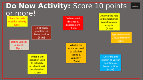 Lesson 6 - Acceleration and Deceleration