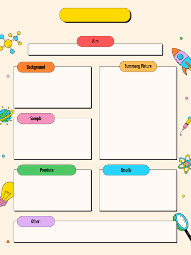 Study Summary Worksheet (OCR Psychology)