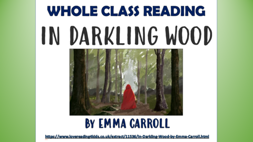 In Darkling Wood - Whole Class Reading Session!