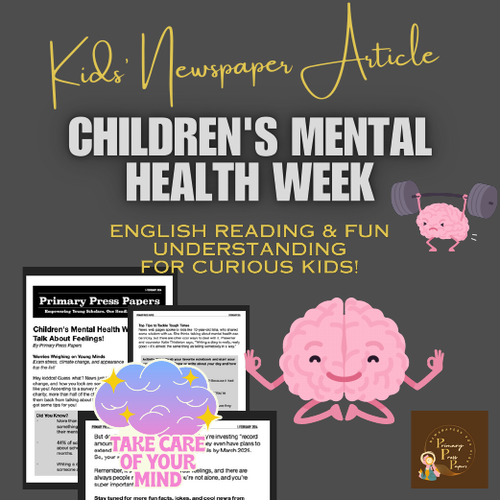 Children's Mental Health Week: Let's Talk About Feelings! For Kids to READ & Learn