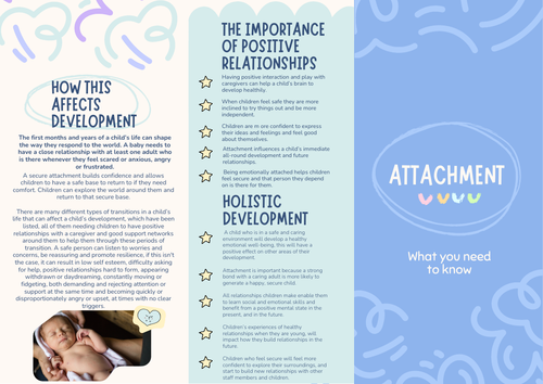 Attachment Booklet