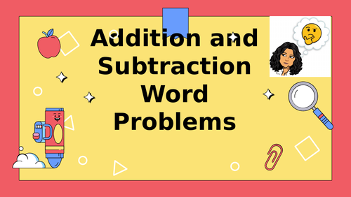 Grade 1/2 Addition and Subtraction Word Problems