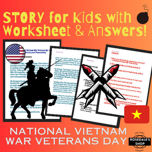 Grandpa's National Vietnam War Veterans Day Tale: A Journey of Bravery & Homecoming March 29 FUN!