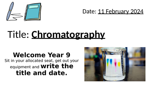 Chromatography year 8