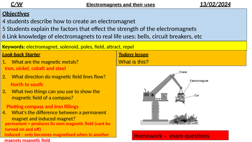 Electromagnets and their uses
