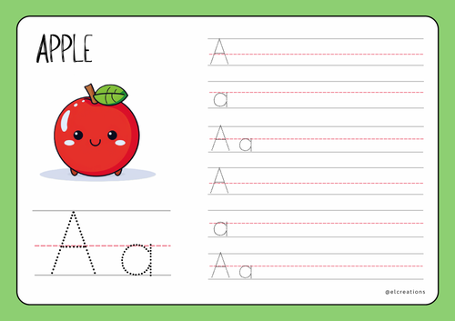 26 Letter Tracing  Worksheets Printable