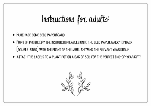 We’ve Loved Watching You Grow Labels (Reception–Year 6) | End of Year Primary Gift Tags | Printable