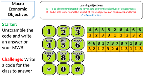 IGCSE Business - Unit 6 External Influences on Business Activity (Bundle: 0450)