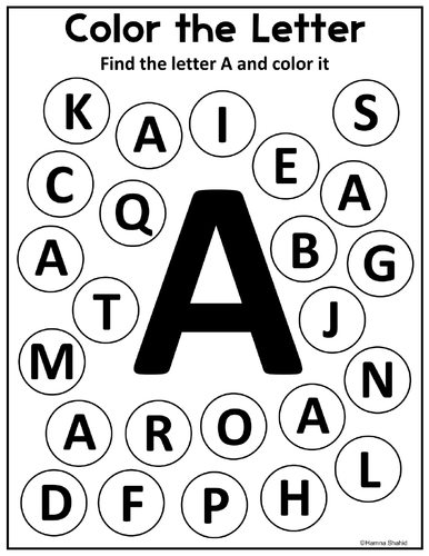 Alphabet Coloring Pages - Uppercase & Lowercase Letters
