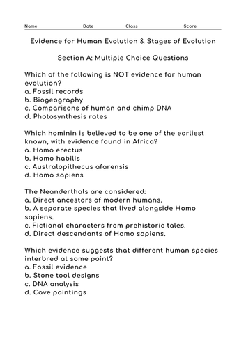 Unit CB4 EDEXCEL GCSE Biology