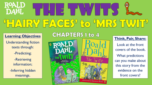 The Twits - Chapters 1 to 4 - 'Hairy Faces' to 'Mrs Twit!'