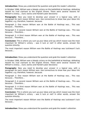 Lesson 5 - Was William lucky?