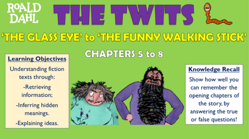 The Twits - Chapters 5 to 8 - 'The Glass Eye' to 'The Funny Walking Stick!'