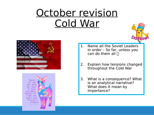 Superpowers and Cold War Revision 1