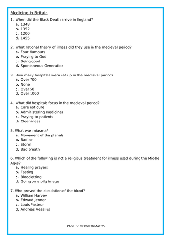 Medicine Revision 2