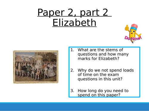 Early Elizabeth Revision 1