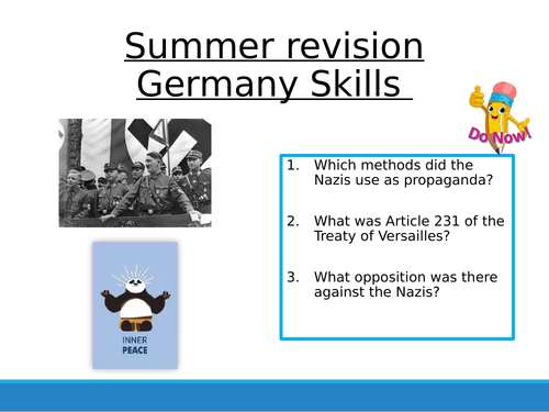 Weimar and Nazi Germany Revision 4 - Skills