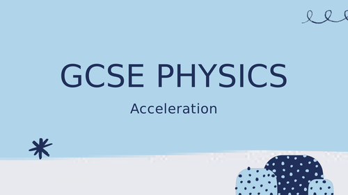 EDEXCEL GCSE Physics CP1 Motion