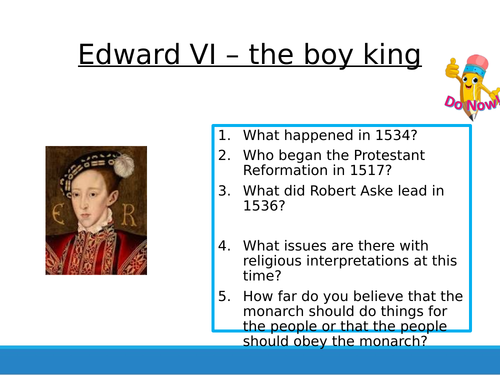 Tudors 8 - Edward VI