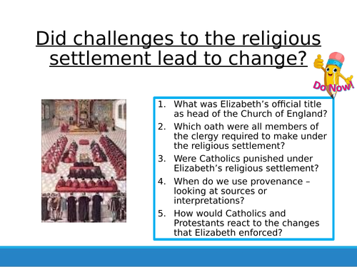 Tudors 13 - Challenges to Religious Settlement