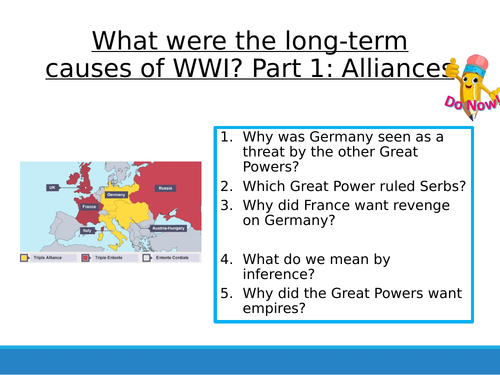 WWI 2 - Alliances