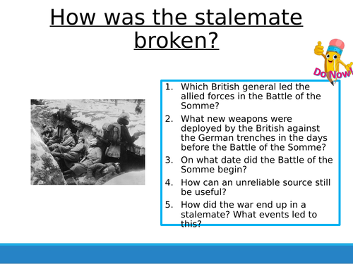 WWI 9 - Stalemate
