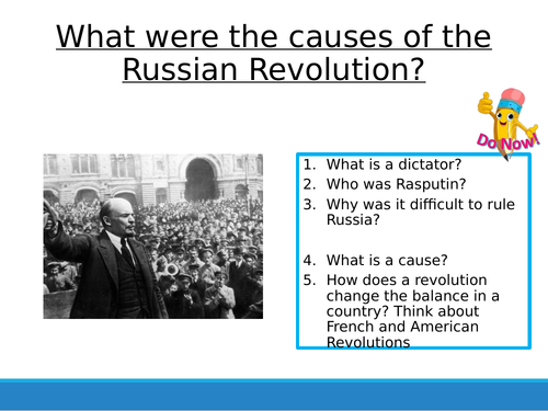 Russian Revolution 5 - Causes