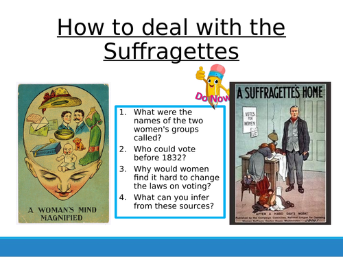 Suffragette 5 - Dealing with the Suffragettes