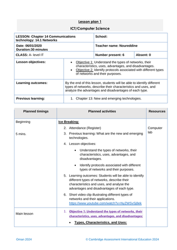 AS & A Level  ICT - Information Technology 9626 - Chapter 14—Communications technology