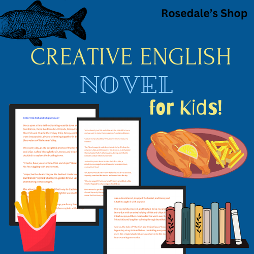 "The Fish and Chips Fiasco”  ~ English Story for Kids to READ!