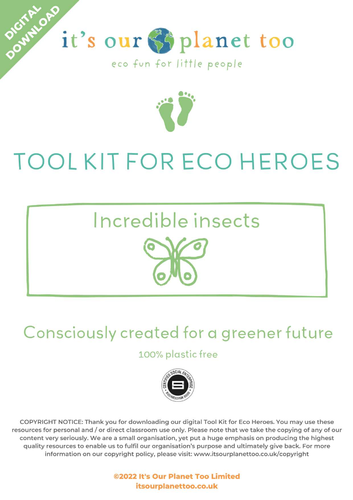 'Incredible Insects' Tool Kits for Eco Heroes (Primary)