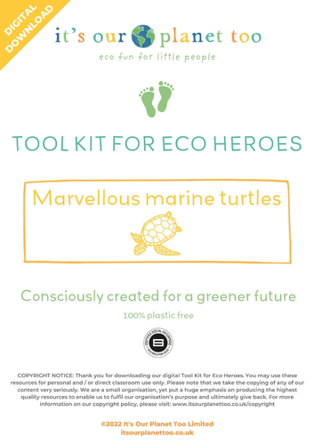 'Marvellous Marine Turtles' Tool Kit for Eco Heroes