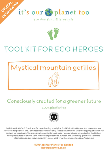 'Mystical Mountain Gorillas' Tool Kit for Eco Heroes (Primary)