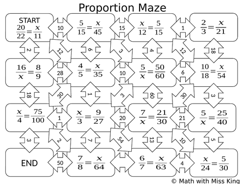 Proportion Maze