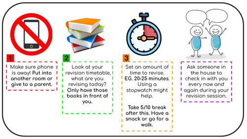 Revision Top Tips Card