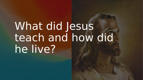 How Jesus lived his life