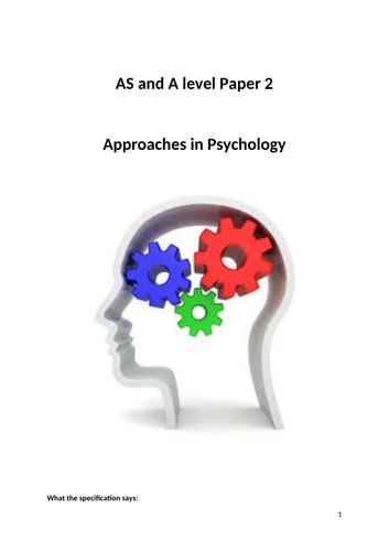 AQA psychology information booklets