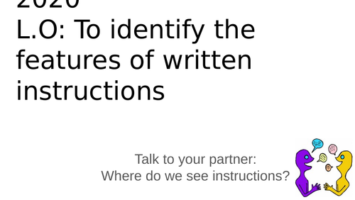 Features of Instructions