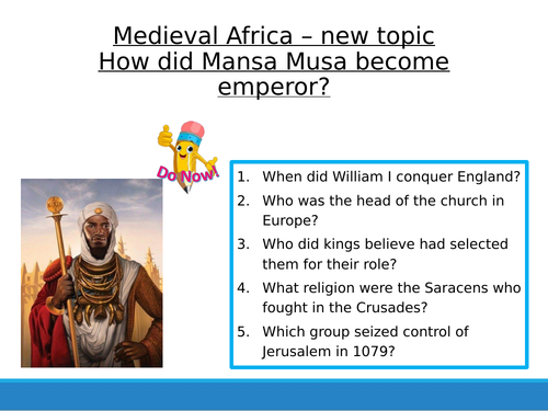 Medieval Africa 1 - Mansa Musa